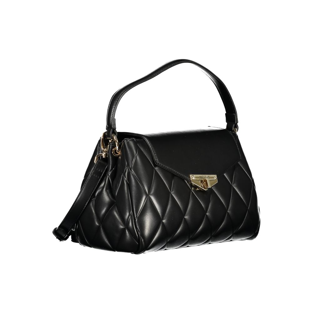 Mario Valentino Schwarze Damen-Handtasche aus Polyurethan