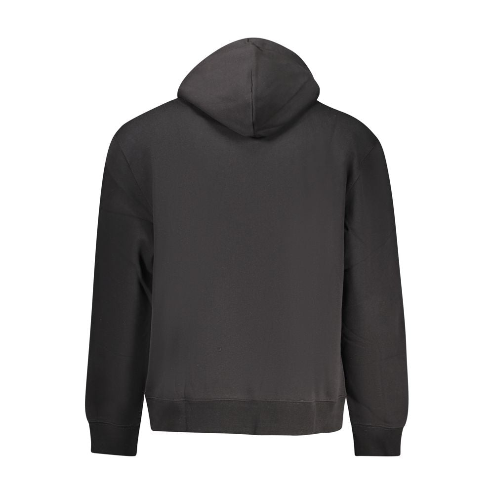 Calvin Klein Schwarzes Herren-Kapuzensweatshirt aus Baumwolle