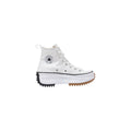 Converse Weiße Stoff-Sneaker mit dicker Sohle