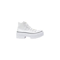 Converse Weiße Stoff-Sneaker mit klobiger Sohle
