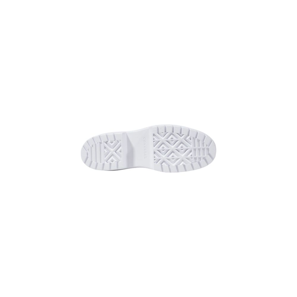 Converse Weiße Stoff-Sneaker mit klobiger Sohle