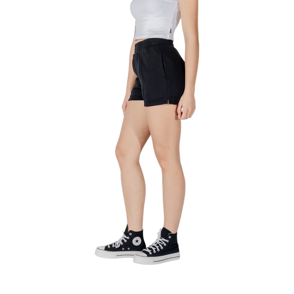 Converse Schwarze Baumwoll-Bermudashorts