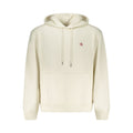 Calvin Klein Weißer Herren-Kapuzenpullover aus Baumwolle