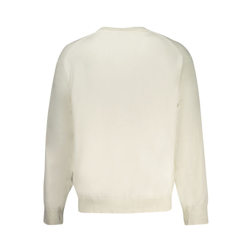 Calvin Klein Baumwoll-Pullover in Weiß