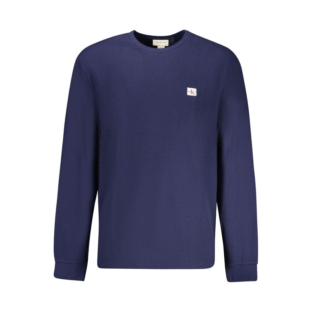 Calvin Klein Blauer Baumwoll-Pullover