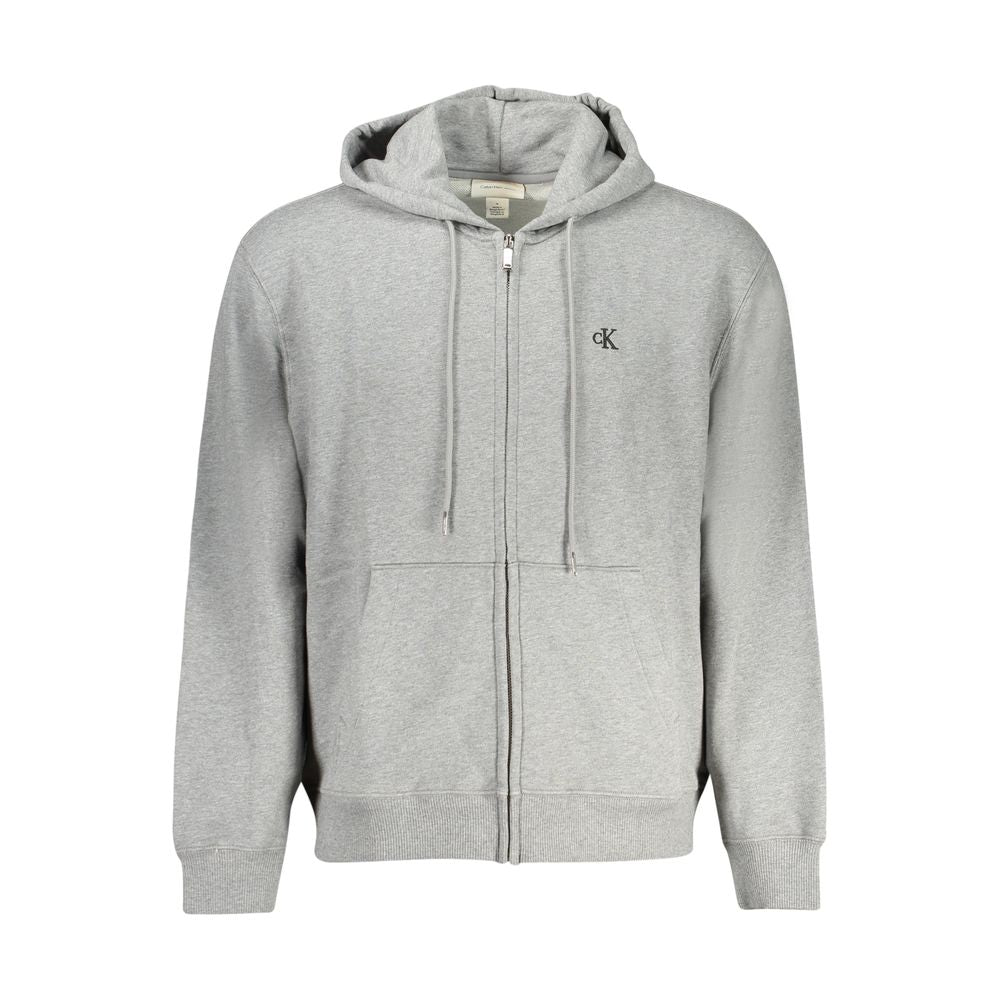 Calvin Klein Grigio Baumwoll-Sweatshirt für Herren