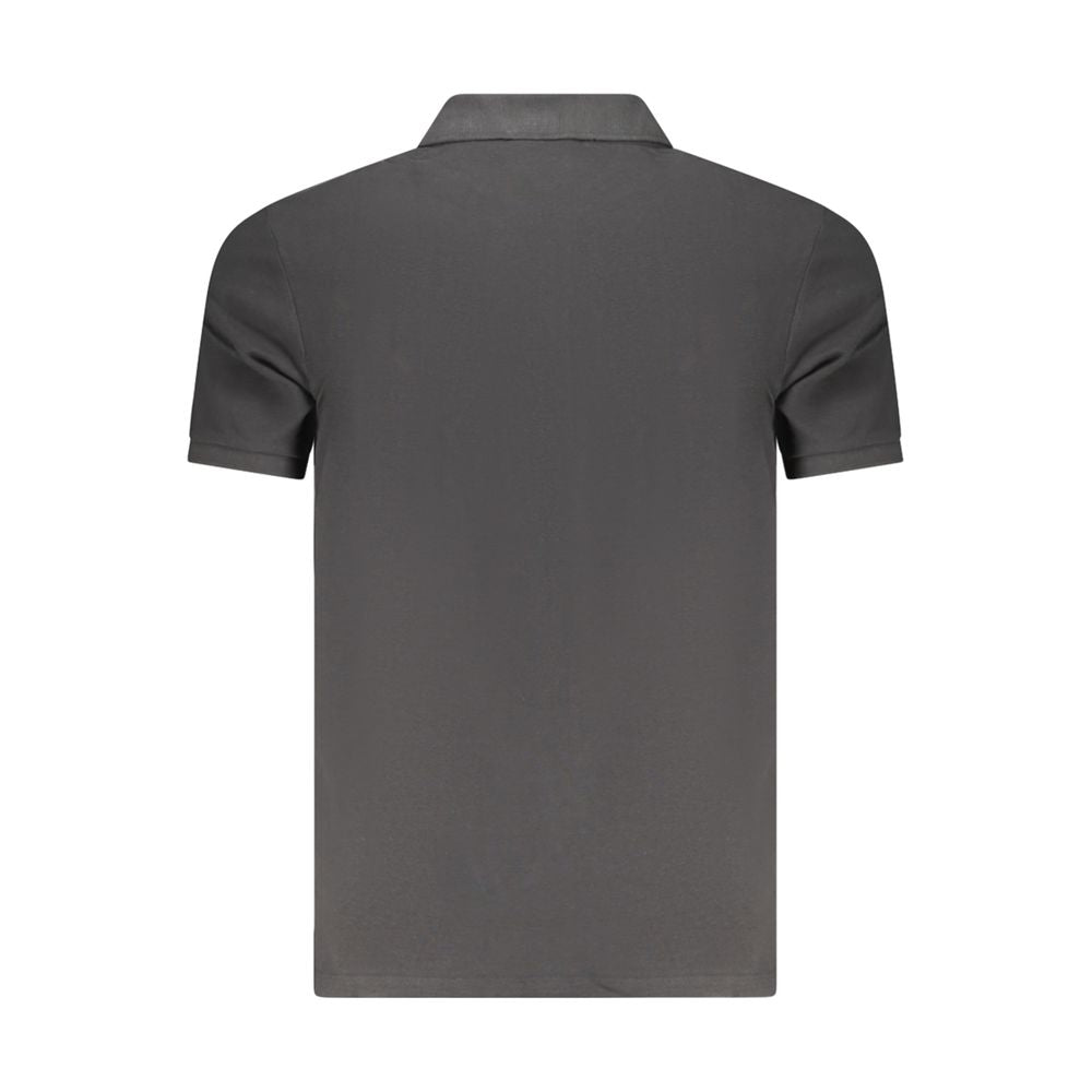 Calvin Klein Schwarzes Baumwoll-Poloshirt für Herren