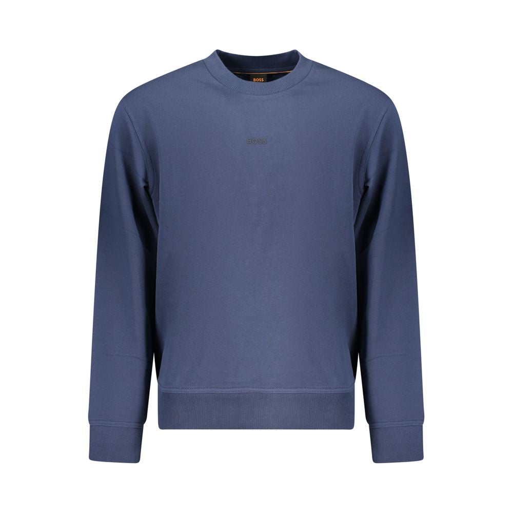 Hugo Boss Blaues Baumwoll-Sweatshirt für Herren