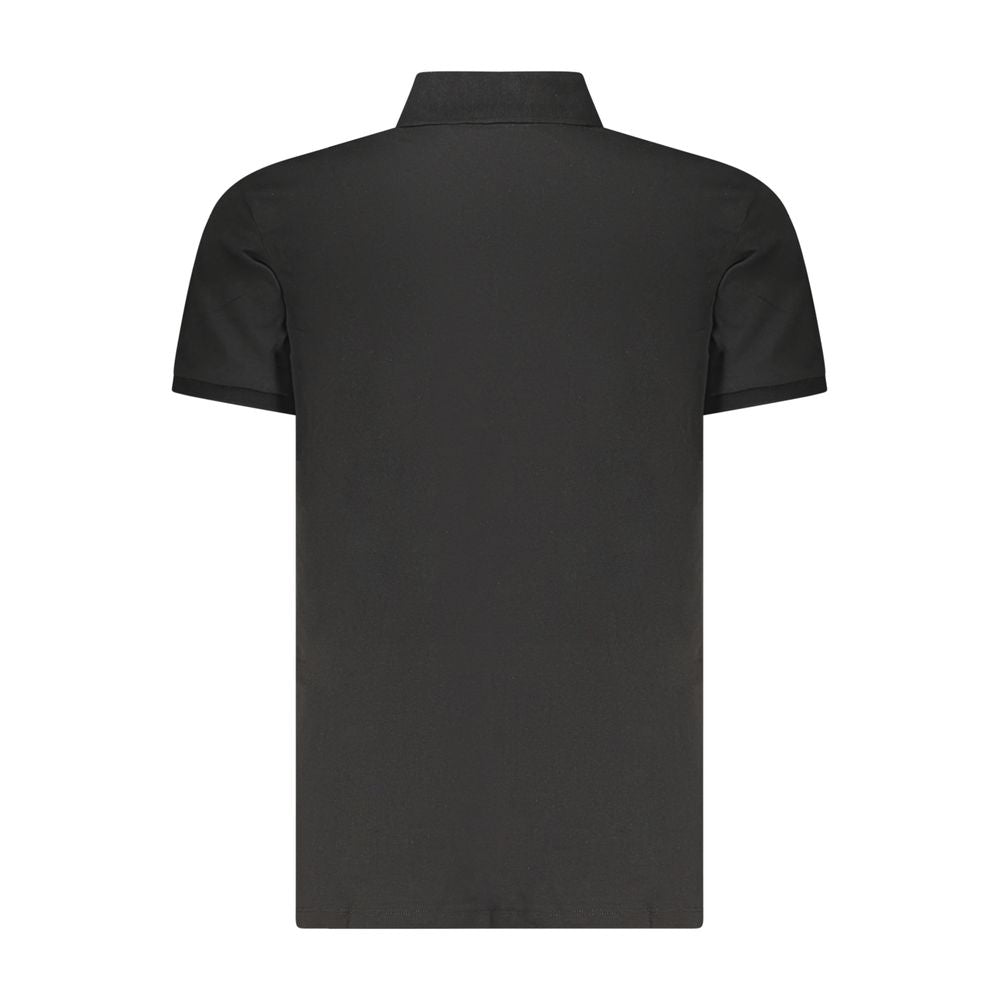 Calvin Klein Schwarzes Herren-Poloshirt aus Baumwolle