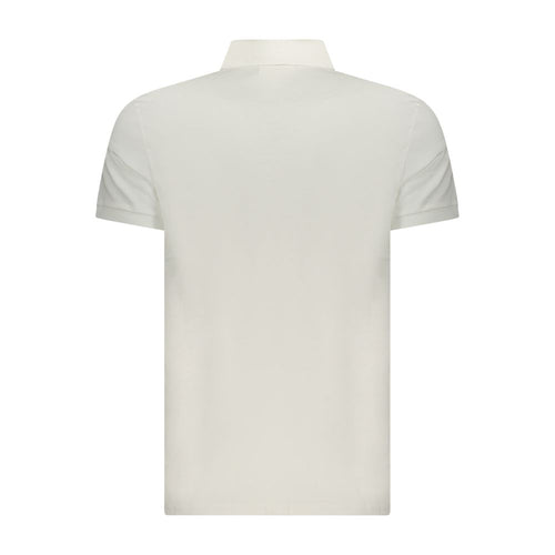 Calvin Klein Bianco Baumwoll-Herrenpoloshirt