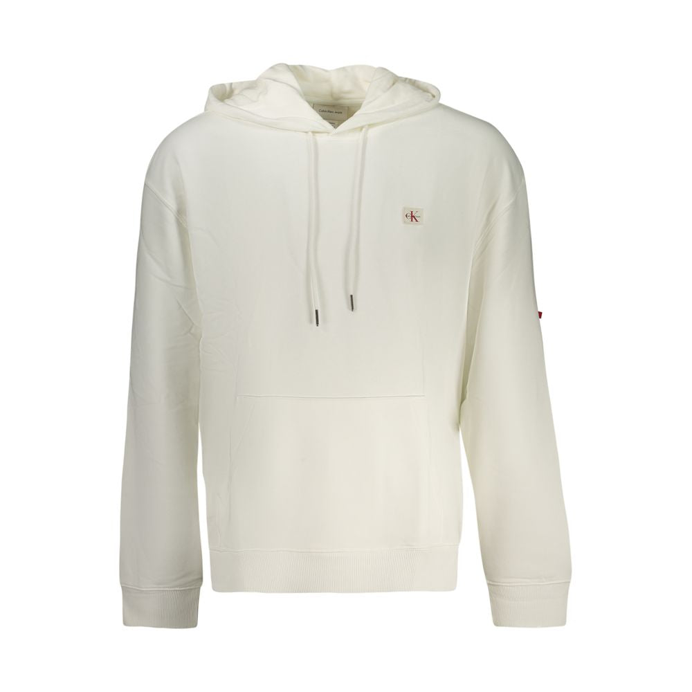 Calvin Klein Weißes Baumwoll-Sweatshirt für Herren