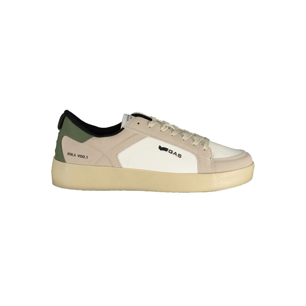 Gas Bianco Polyurethane Herren Sneaker