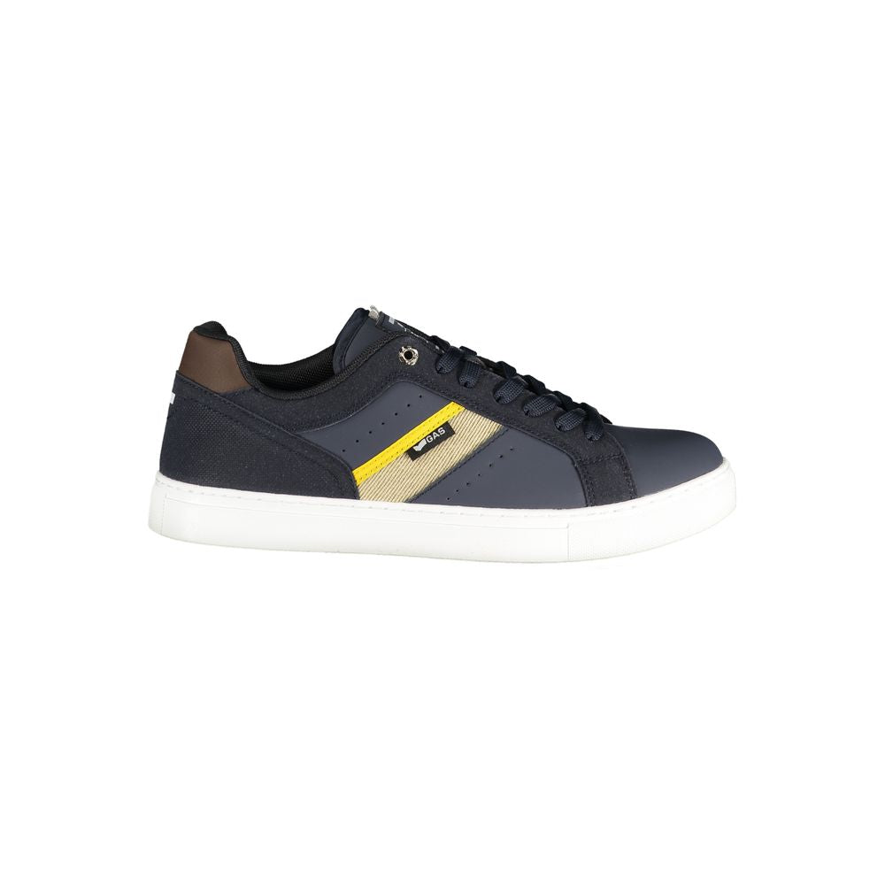 Gas Blauer Herren-Sneaker aus Polyester