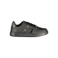 Gas Schwarzer Damen-Sneaker aus Polyurethan