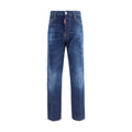 Dsquared² Blaue Baumwoll-Jeans im Slim Fit