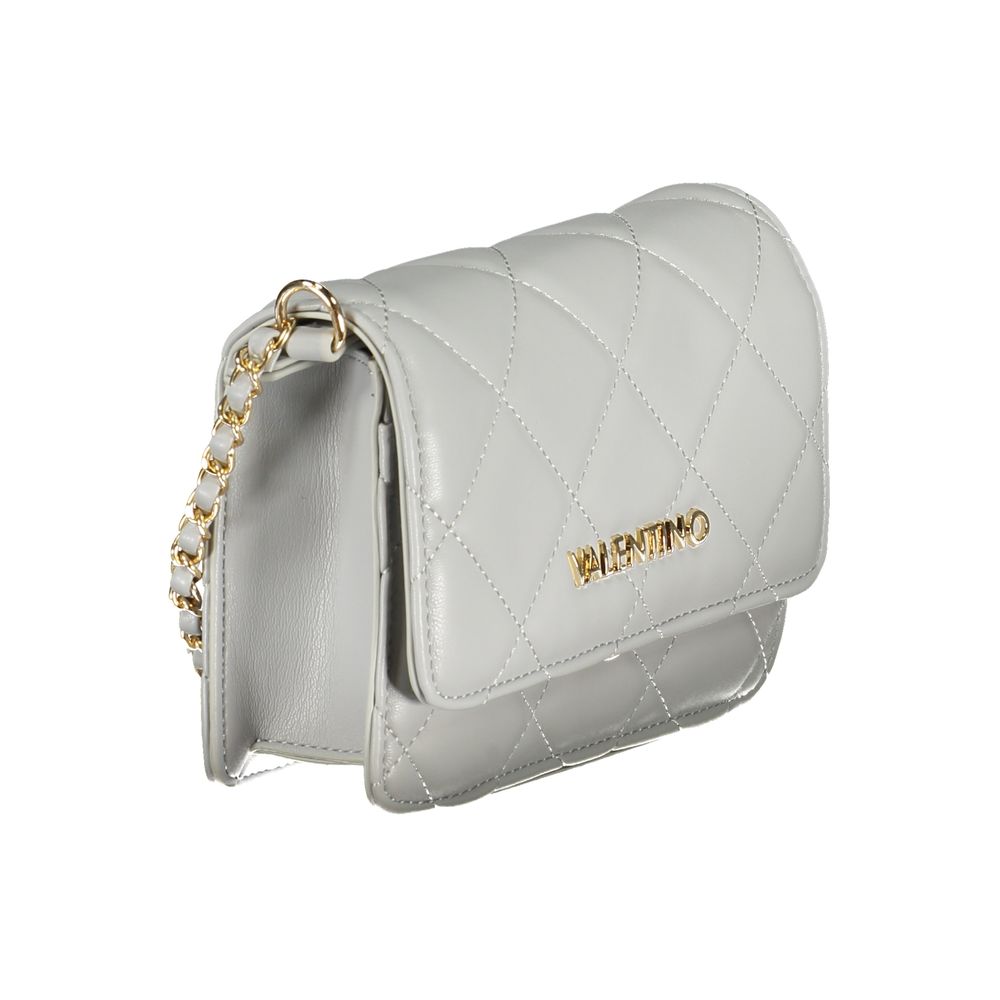 Mario Valentino Handtasche Damen aus grauem Polyurethan