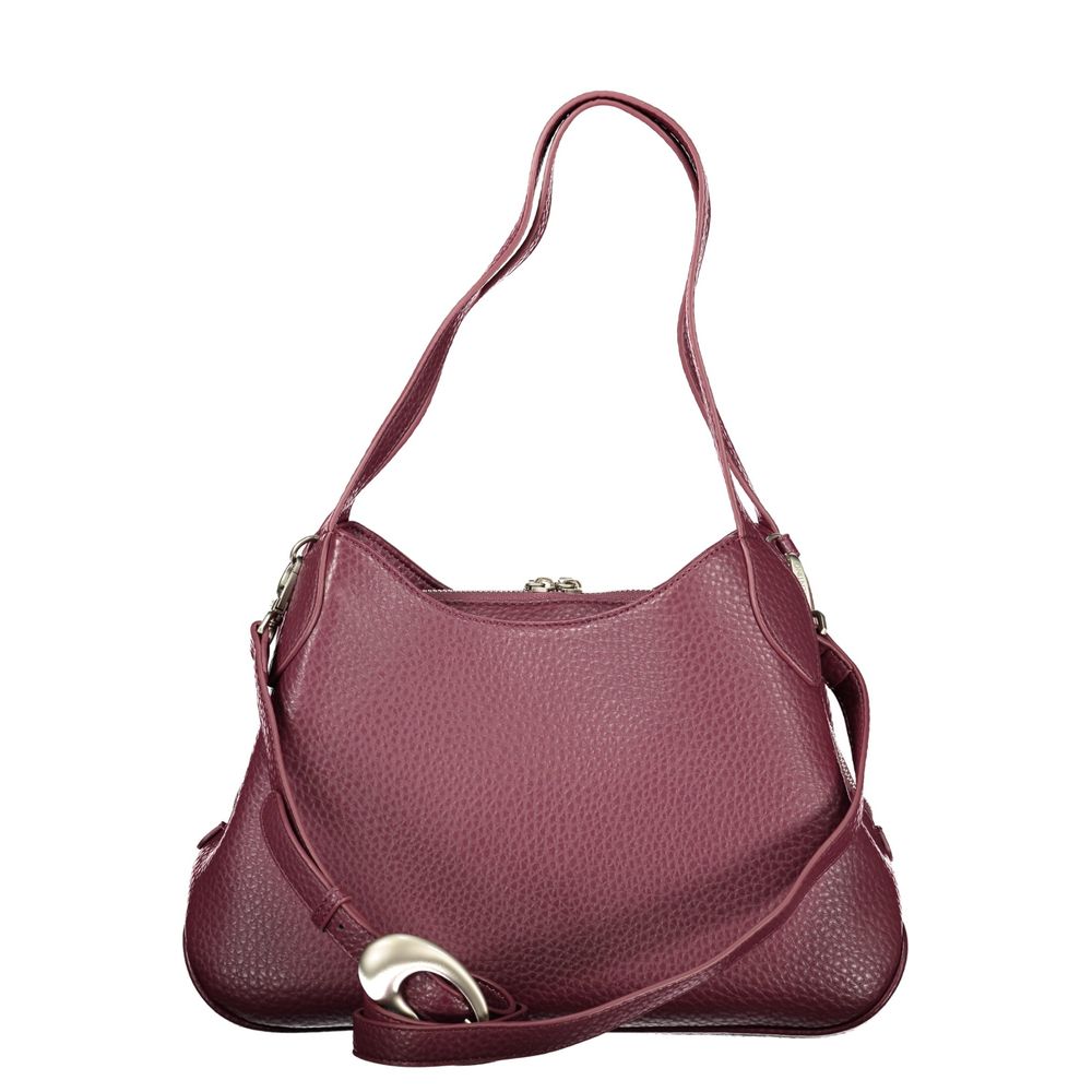 Mario Valentino Damenhandtasche aus rotem Polyurethan