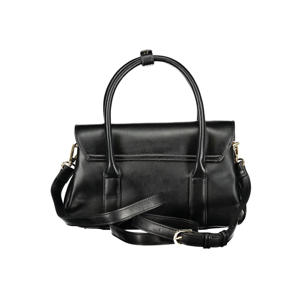 Mario Valentino Handtasche aus schwarzem Polyurethan für Damen