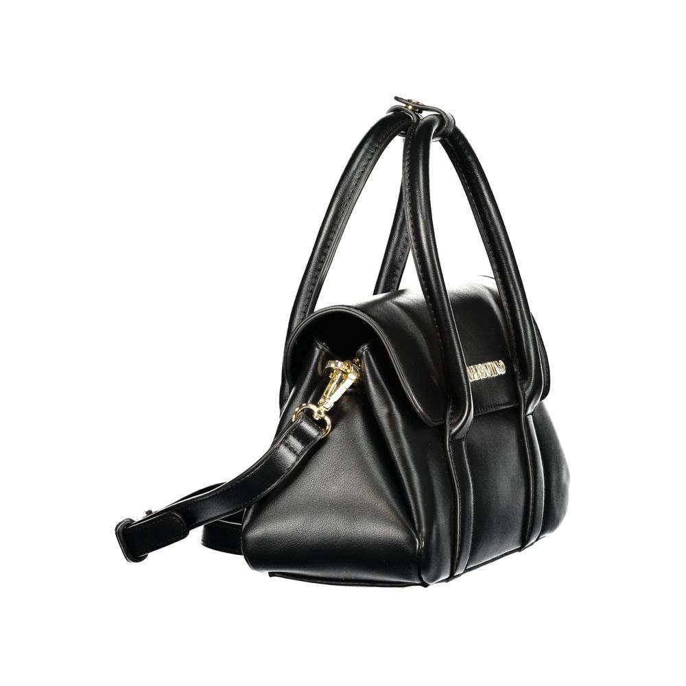 Mario Valentino Handtasche aus schwarzem Polyurethan für Damen