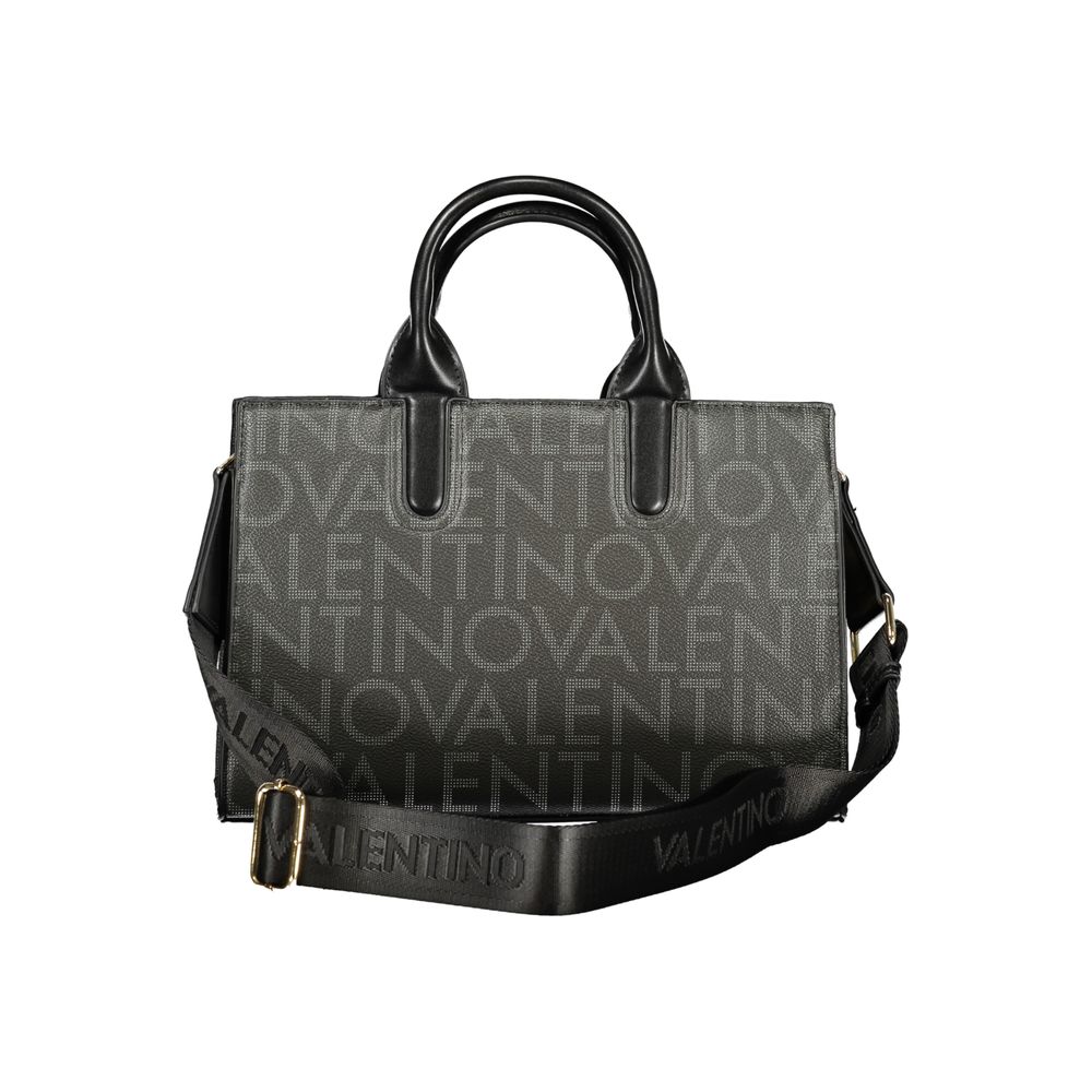 Mario Valentino Schwarze Damen-Handtasche aus Polyurethan