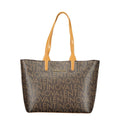 Mario Valentino Braune Handtasche aus Polyethylen