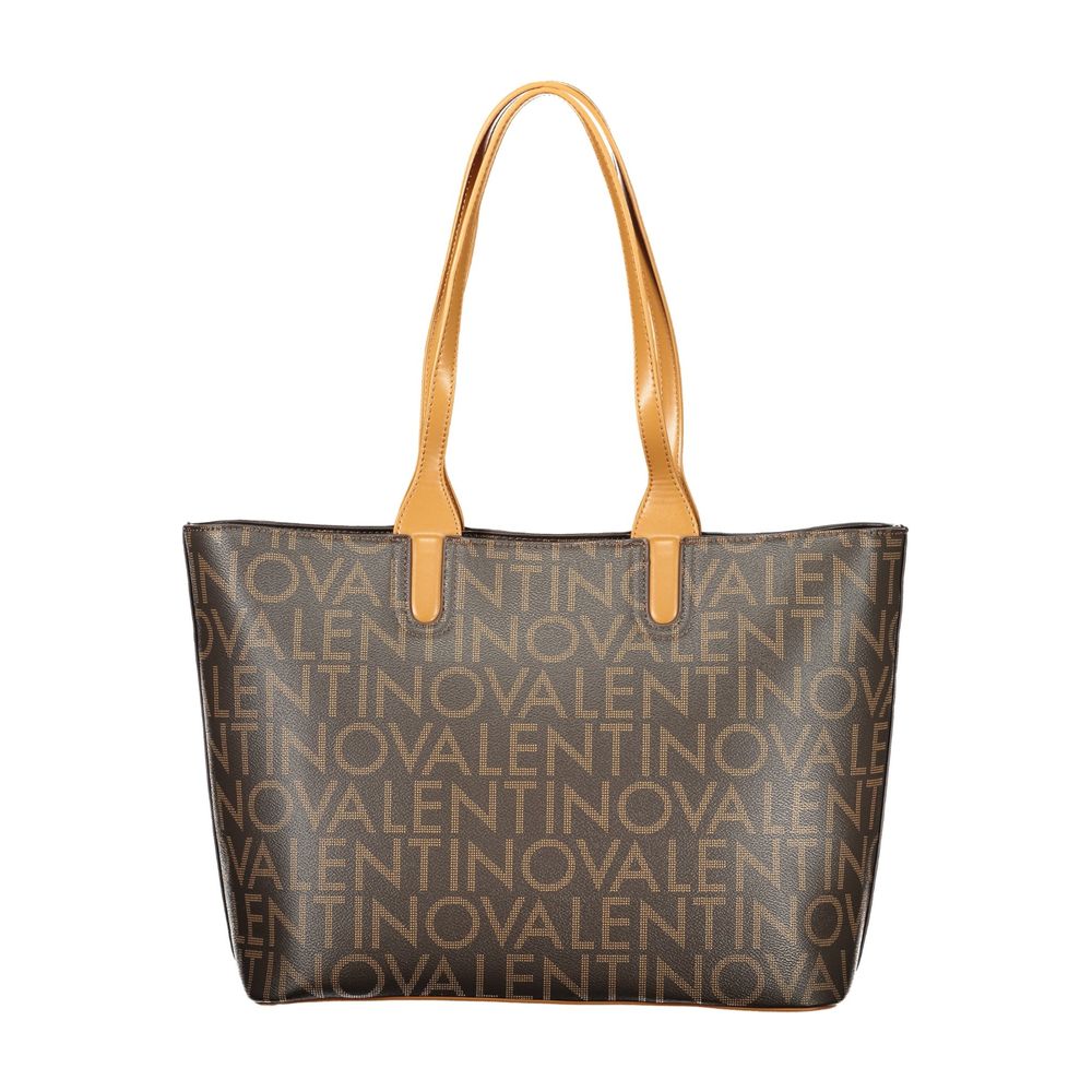 Mario Valentino Braune Handtasche aus Polyethylen