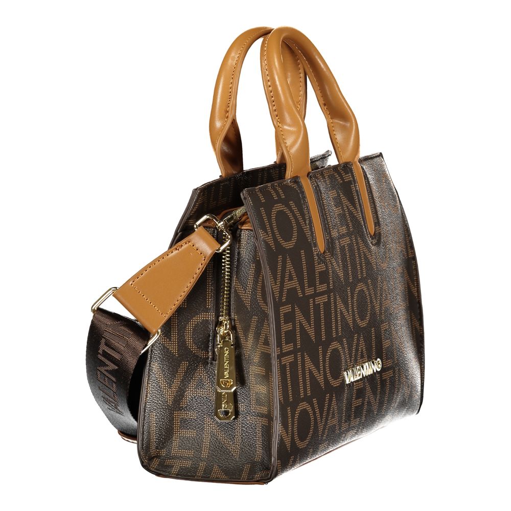 Mario Valentino Braune Handtasche aus Polyethylen