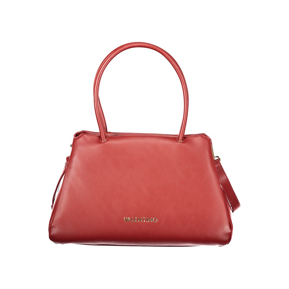 Mario Valentino Rosso Polyurethane Damen Handtasche