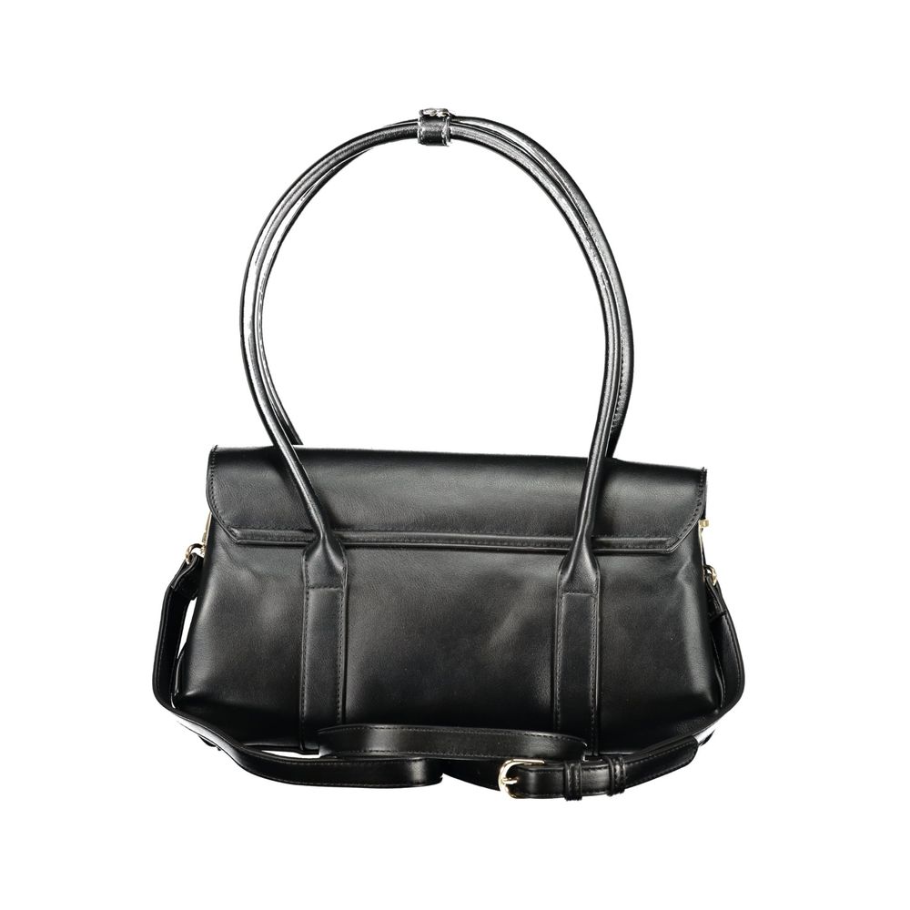 Mario Valentino Nero Poliuretano Schultertasche für Damen