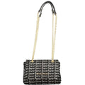 Mario Valentino Schwarze Damen-Handtasche aus Polyurethan