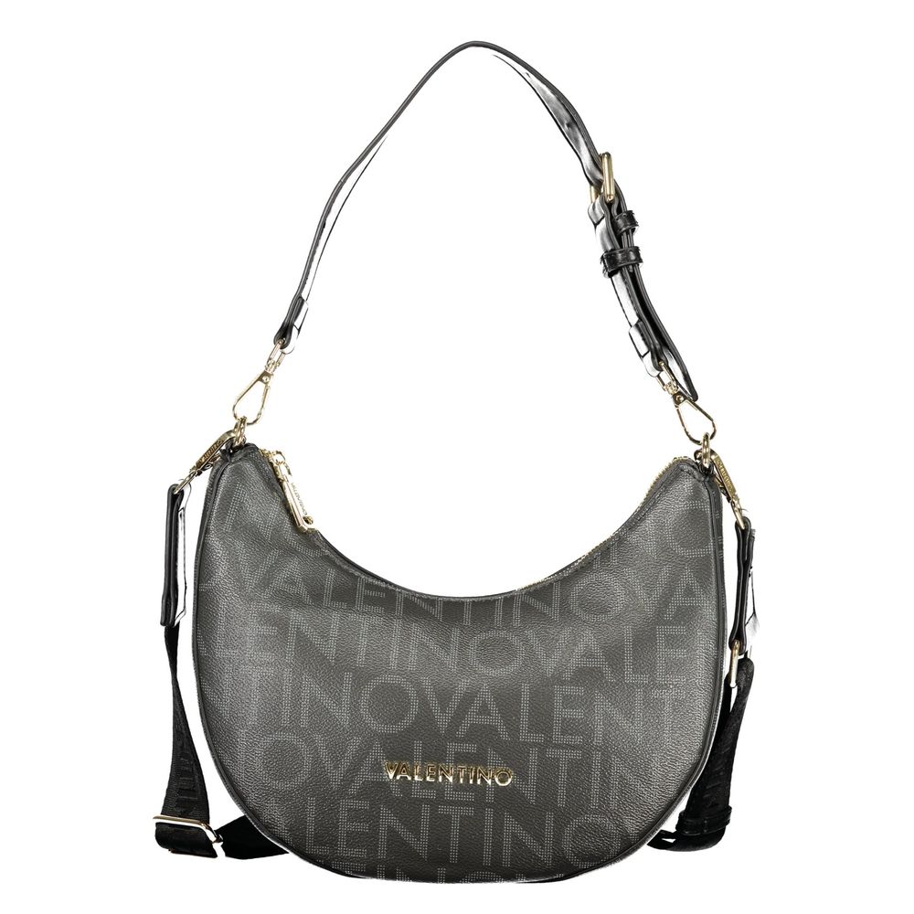 Mario Valentino Schwarze Damen-Handtasche aus Polyurethan