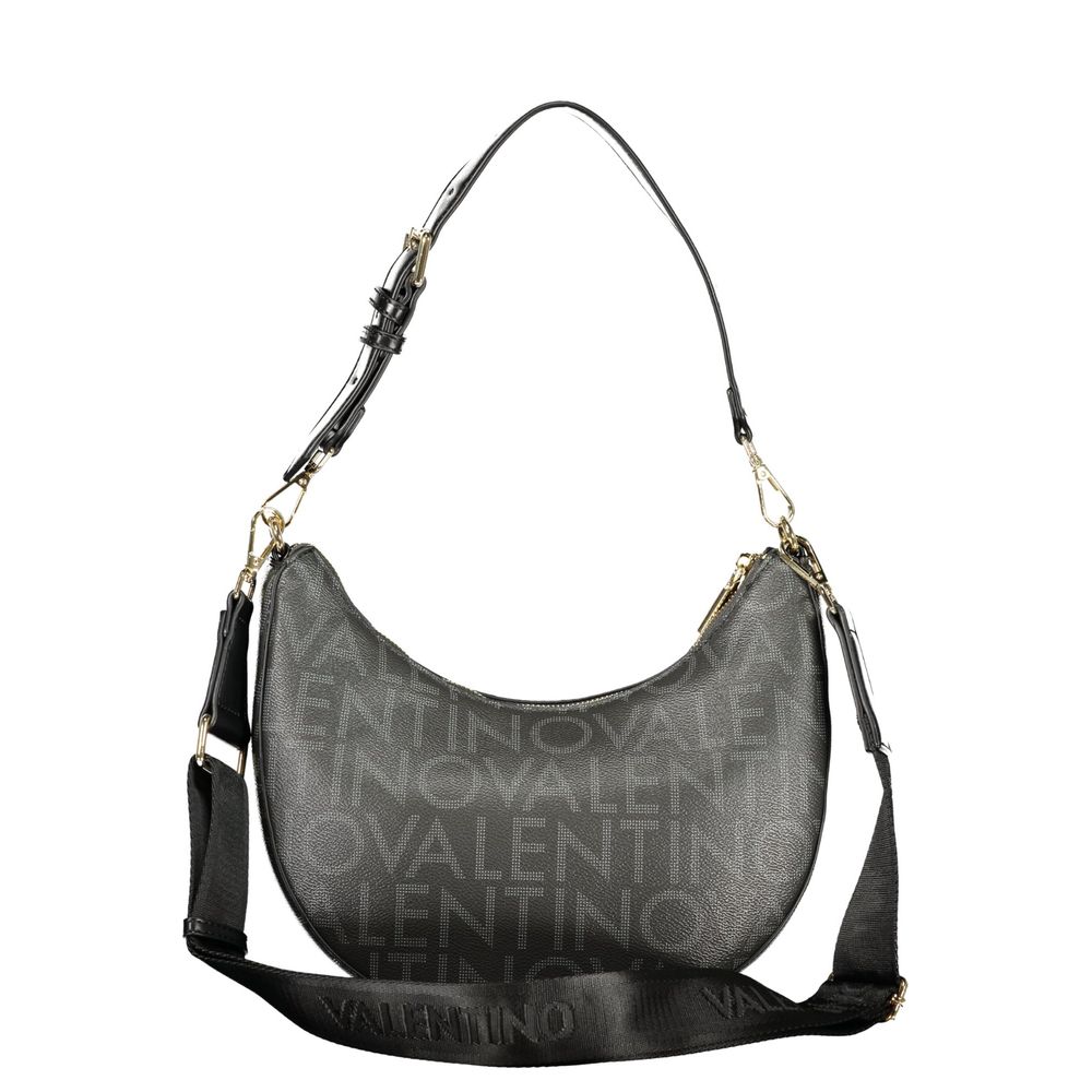 Mario Valentino Schwarze Damen-Handtasche aus Polyurethan